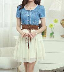 牛仔连衣裙爆料视频教程,轻松打造时尚单品